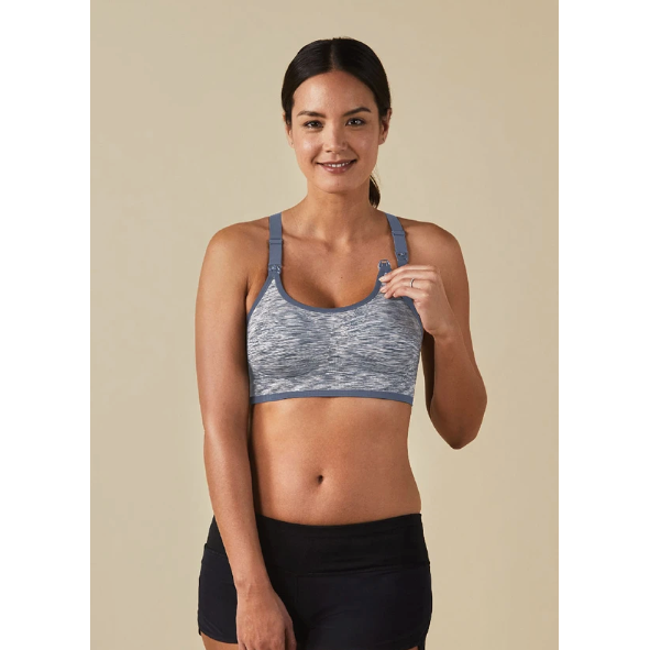 Bravado Body Silk Seamless Rhythm Nursing Bra - Moon River Spacedye