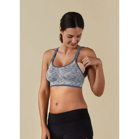 Bravado Body Silk Seamless Rhythm Nursing Bra - Moon River Spacedye