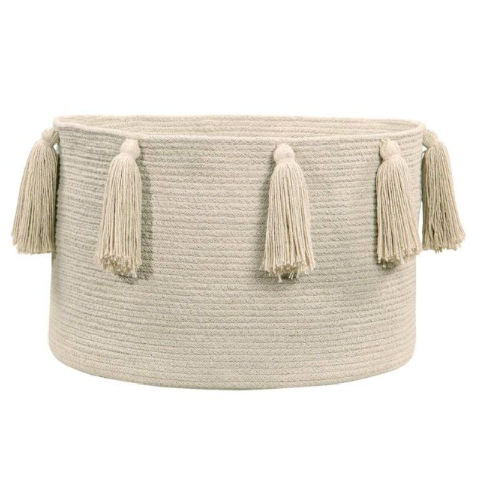 Lorena Canals Basket - Tassels (In-Store)