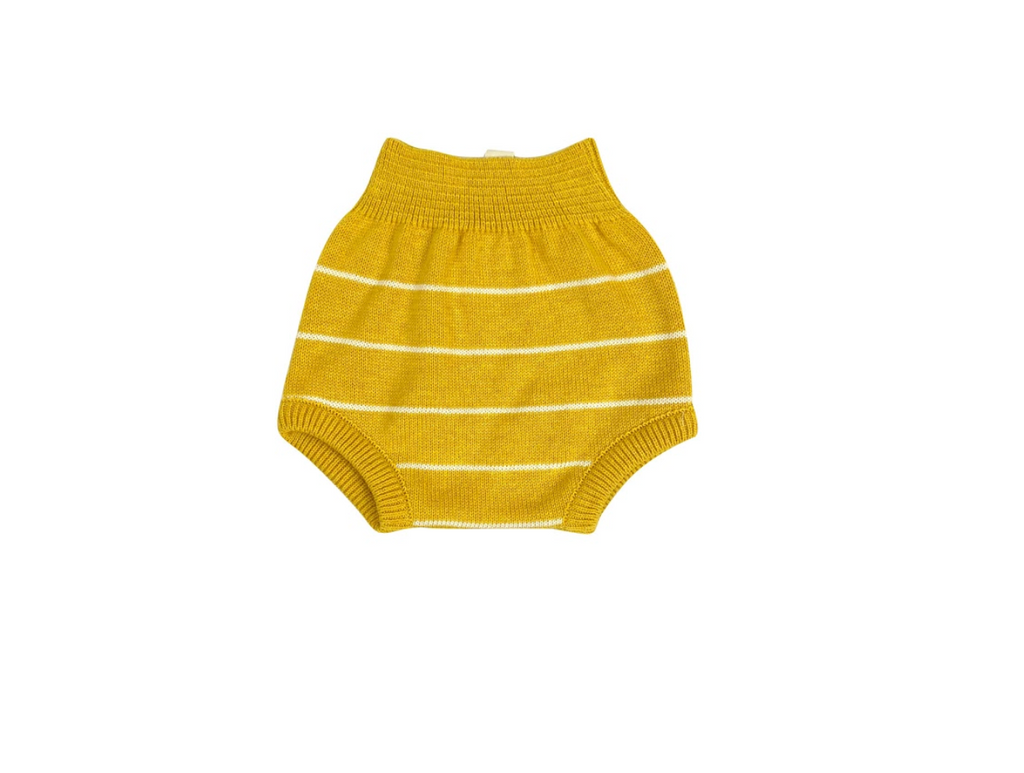 Bayiri Sunny Striped Bloomers - Sunny Yellow & Milk Stripes