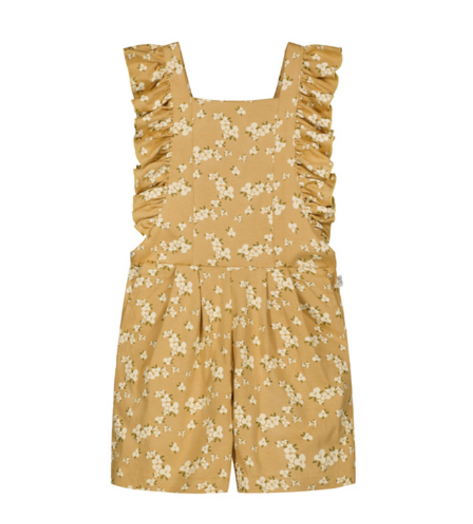 Mainio June Short Dungarees - Curry
