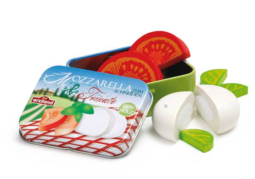 Erzi Mozzarella and Tomato in a Tin Pretend Food