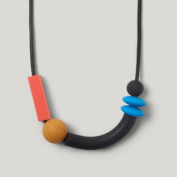 January Moon Balance Teething Necklace - Primary