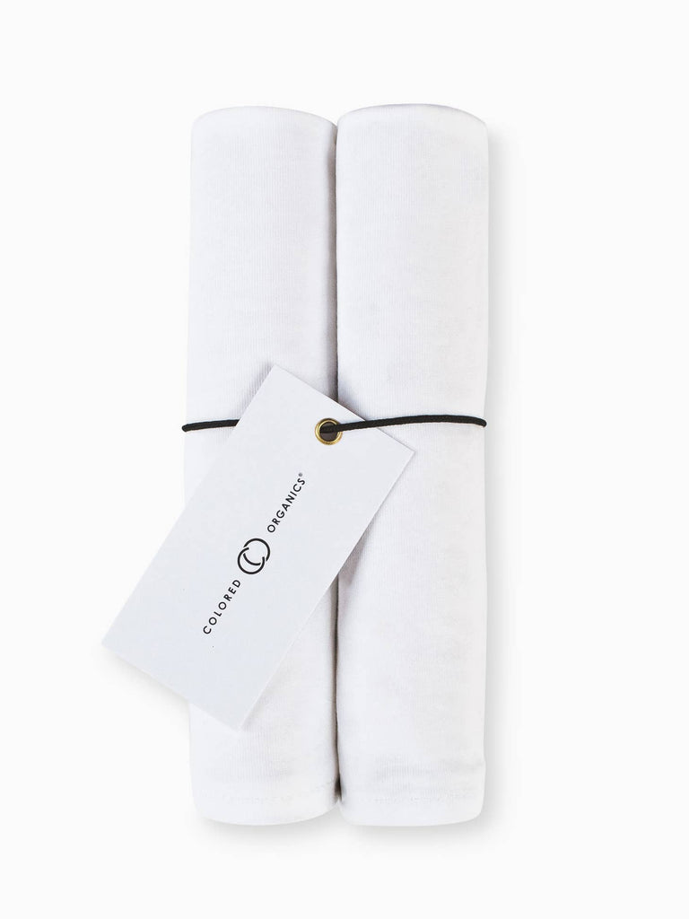Colored Organics Burp Cloth 2 Pack