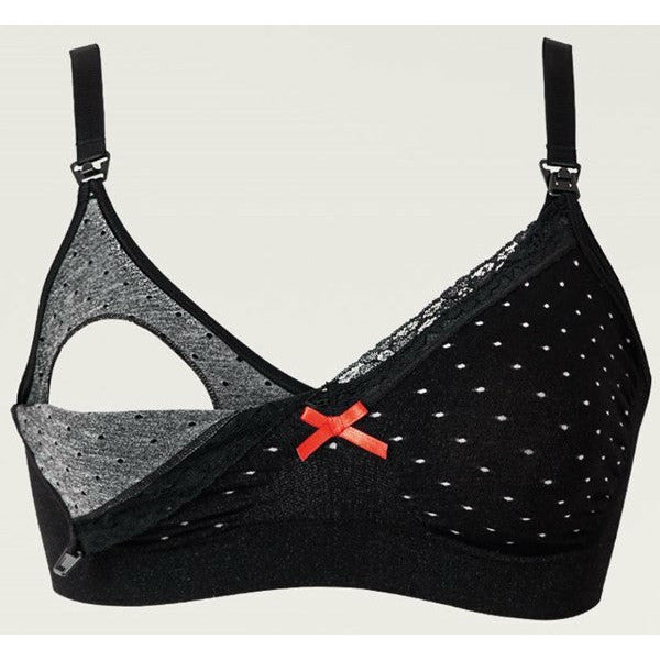 Boob Design Fast Food Bra - Dotted Black