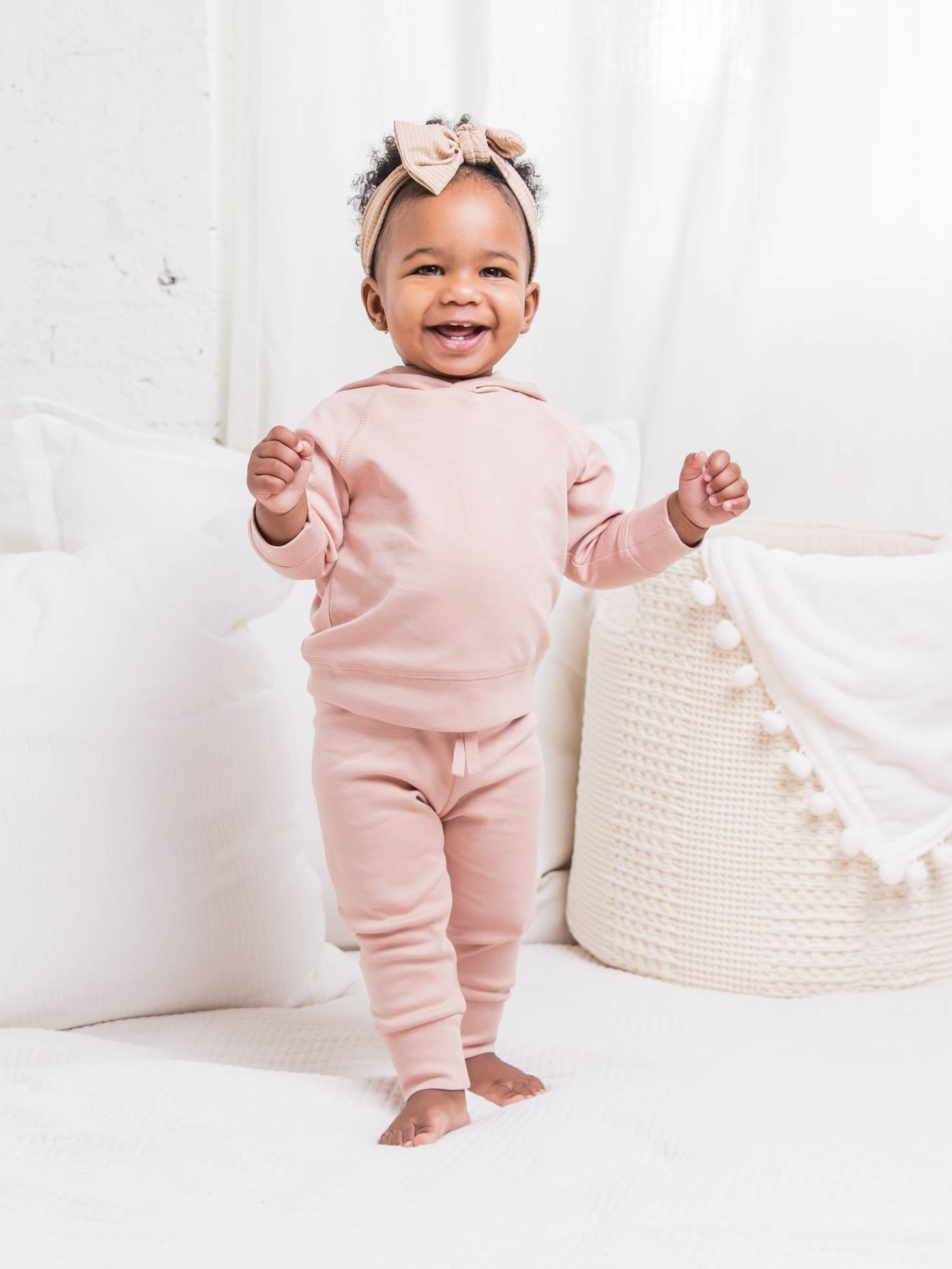 Colored Organics Classic Cruz Jogger - Blush
