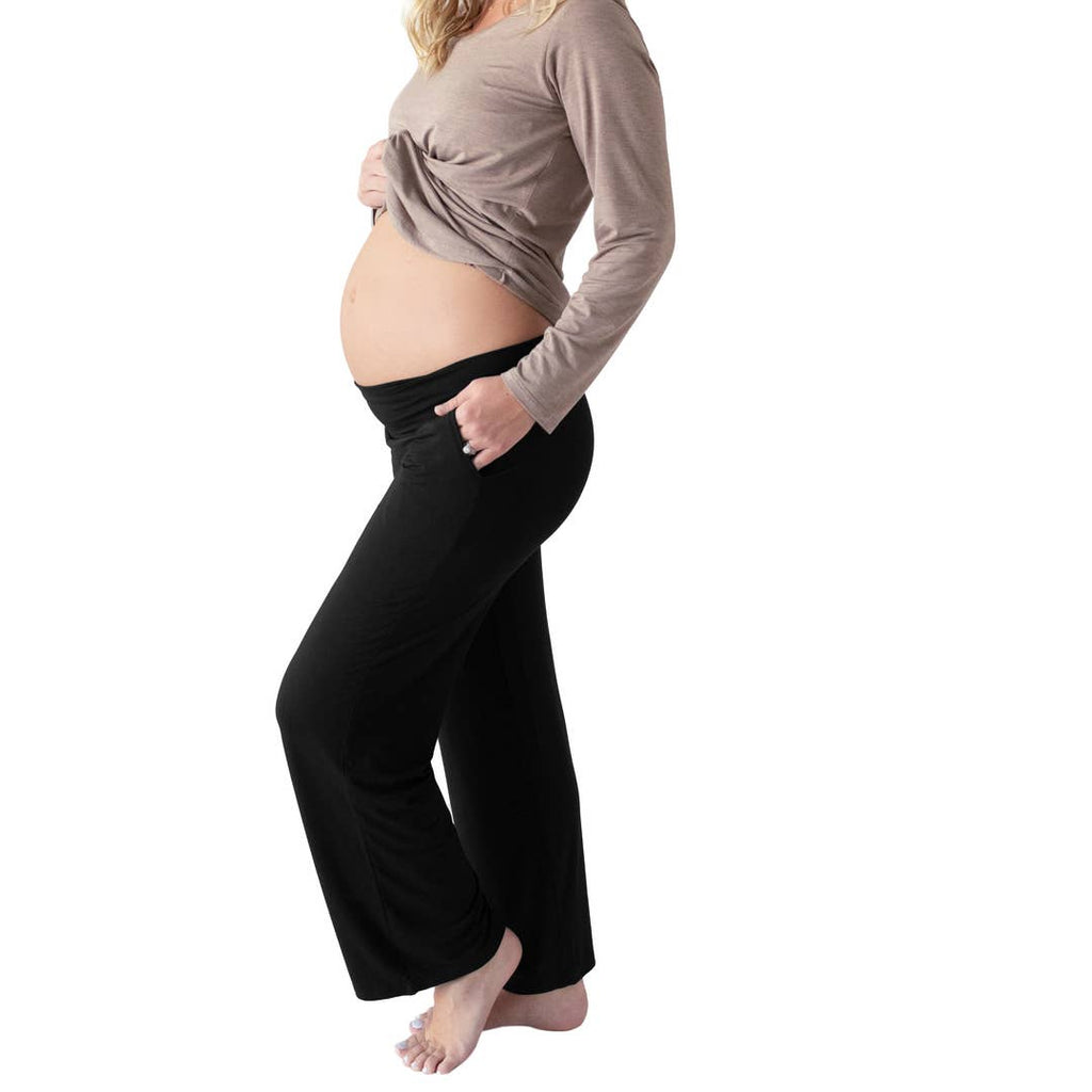 Kindred Bravely Bamboo Maternity & Postpartum Lounge Pants - Black