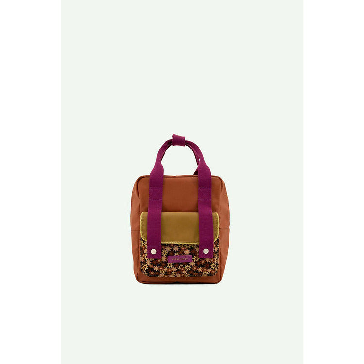 Sticky Lemon Backpack Small A Journey of Tales - Jeronicus Brown Flowerfield