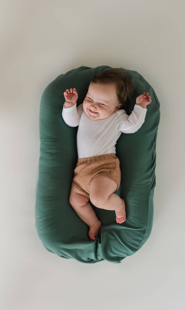 Snuggle Me Organic Infant Lounger Cover - Moss