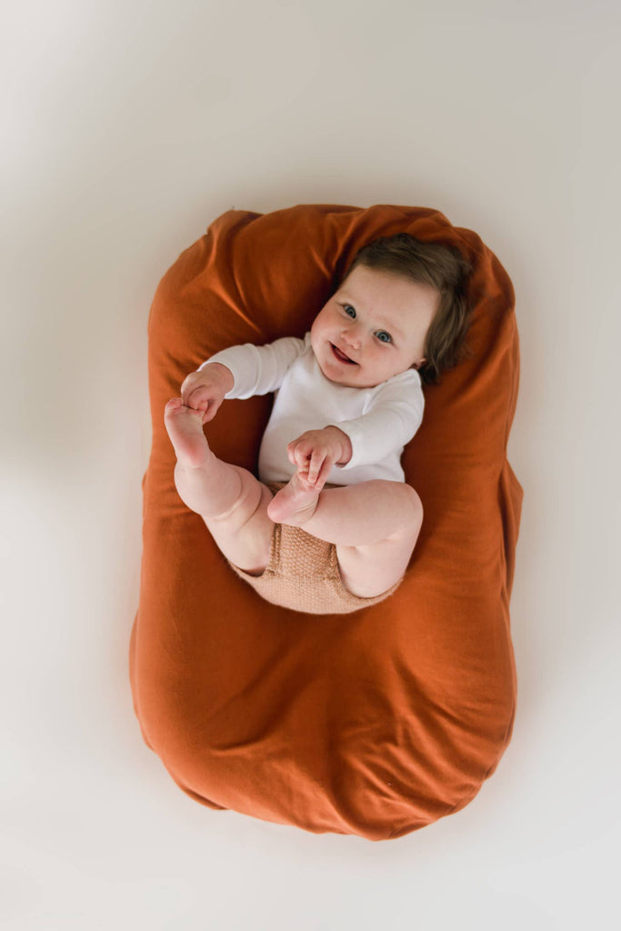 Snuggle Me Organic Infant Lounger Cover - Gingerbread