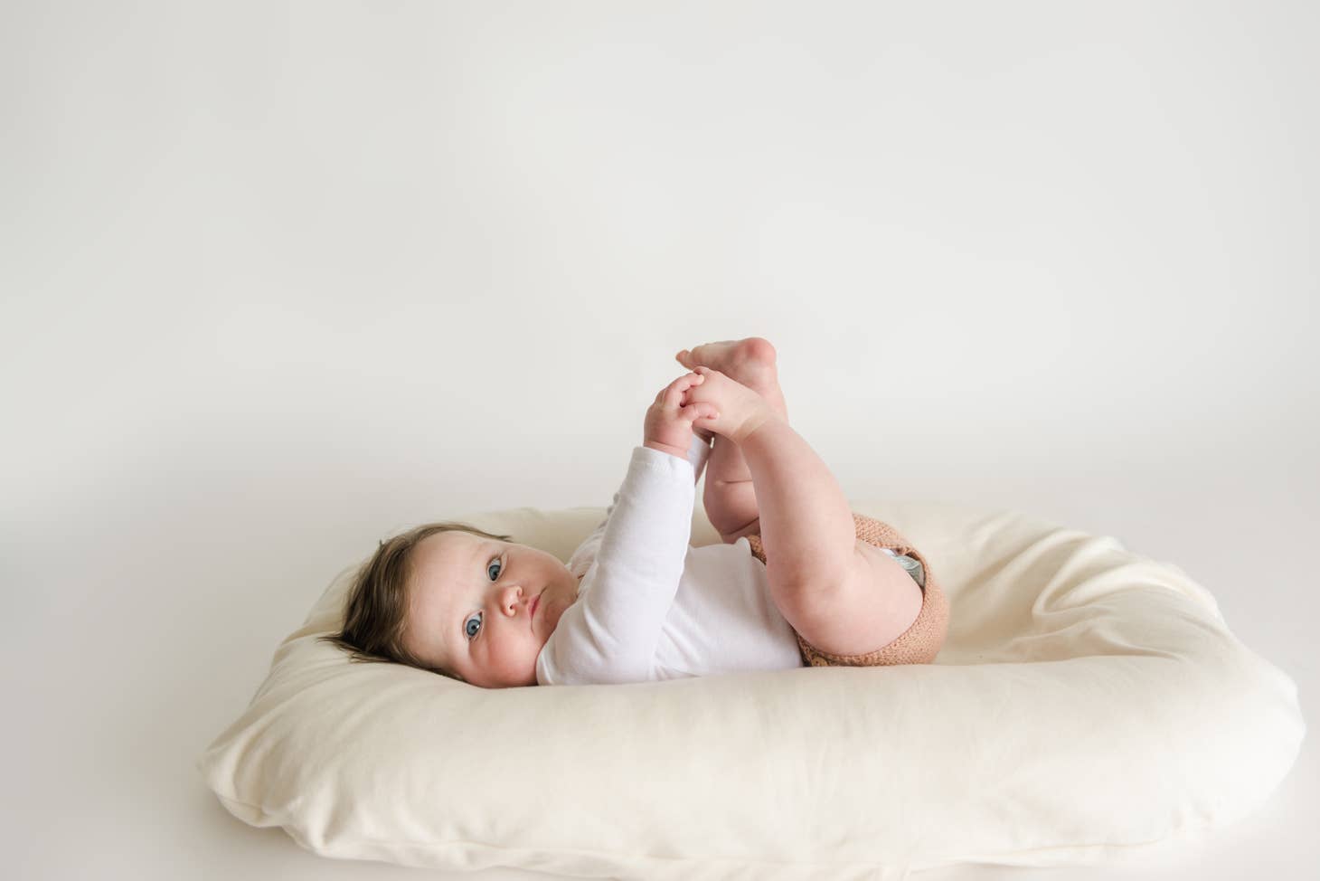Snuggle Me Organic Infant Lounger Cover - Natural