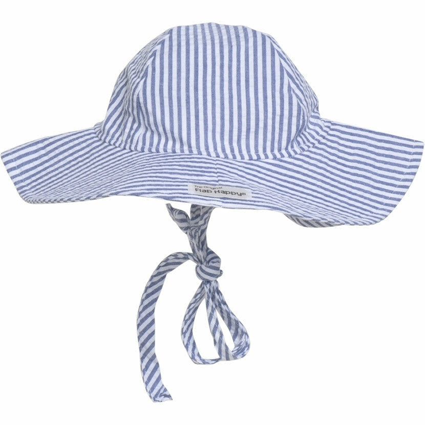 Chambray Blue Seersucker