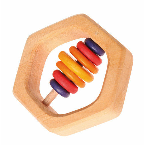 Grimm's Toys Rattle - Hexagonal