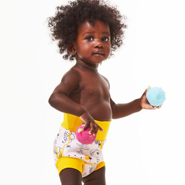 Splash About New Happy Nappy Swim Diaper - Flower Meadow