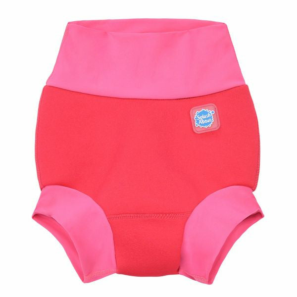 Splash About New Happy Nappy Swim Diaper - Pink Geranium