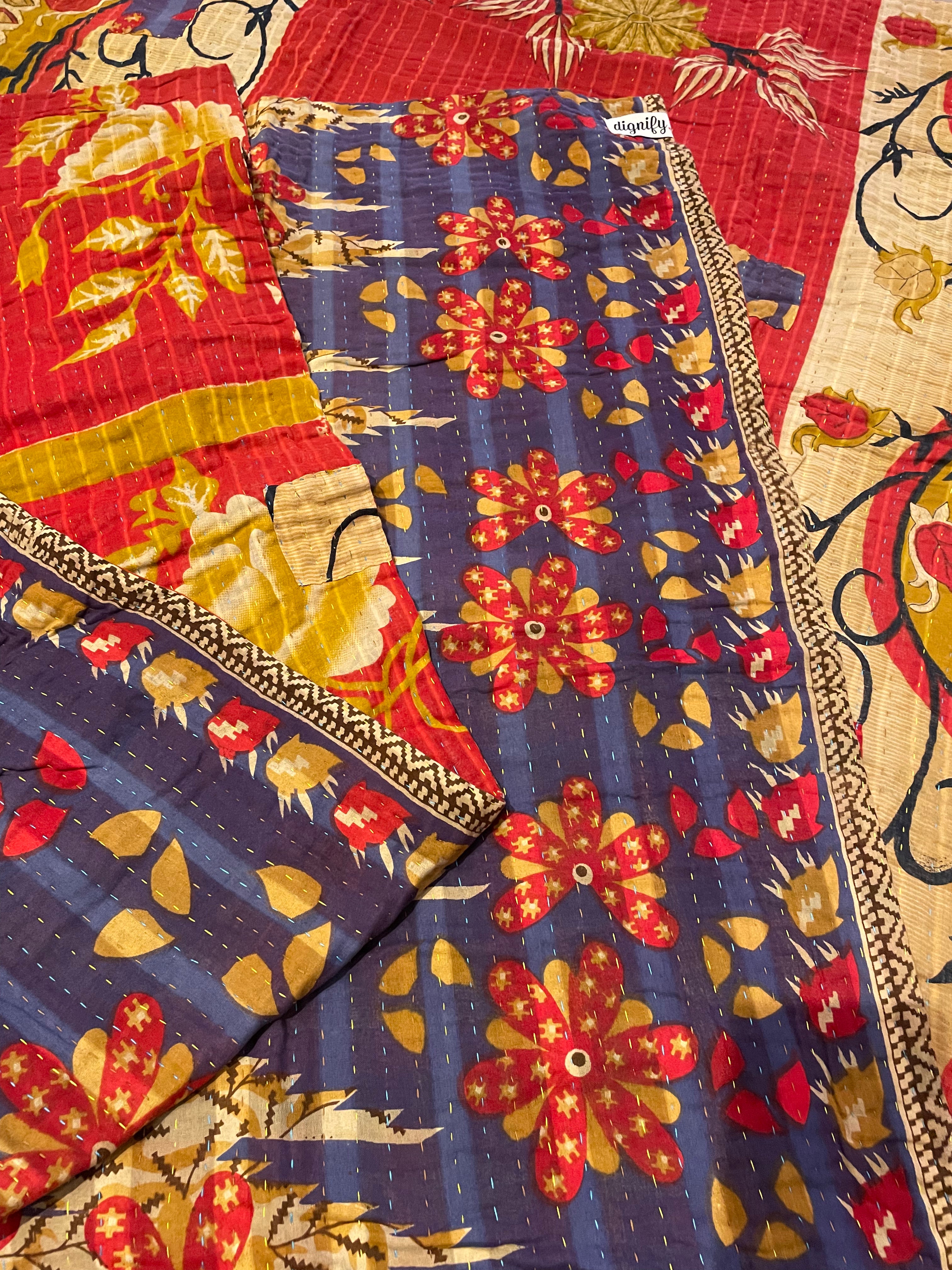 Dignify Kantha Throw