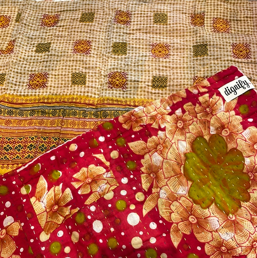 Dignify Kantha Mini Blanket
