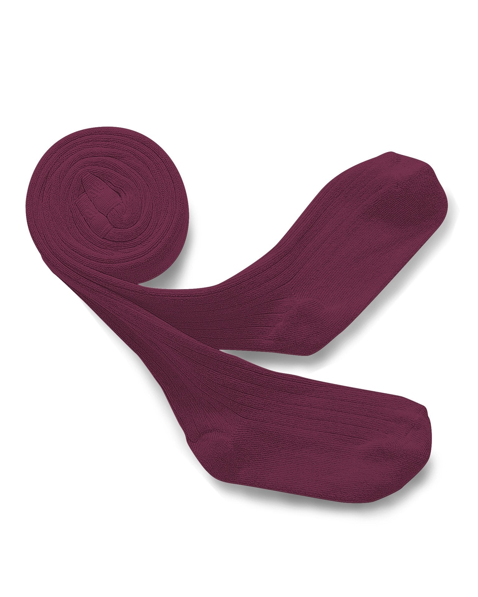 Collegien Louise Ribbed Tights - Framboise