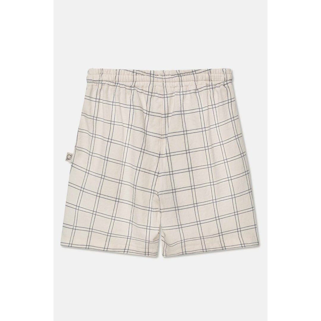 My Little Cozmo Pierok Plaid Crepe Bermuda Shorts