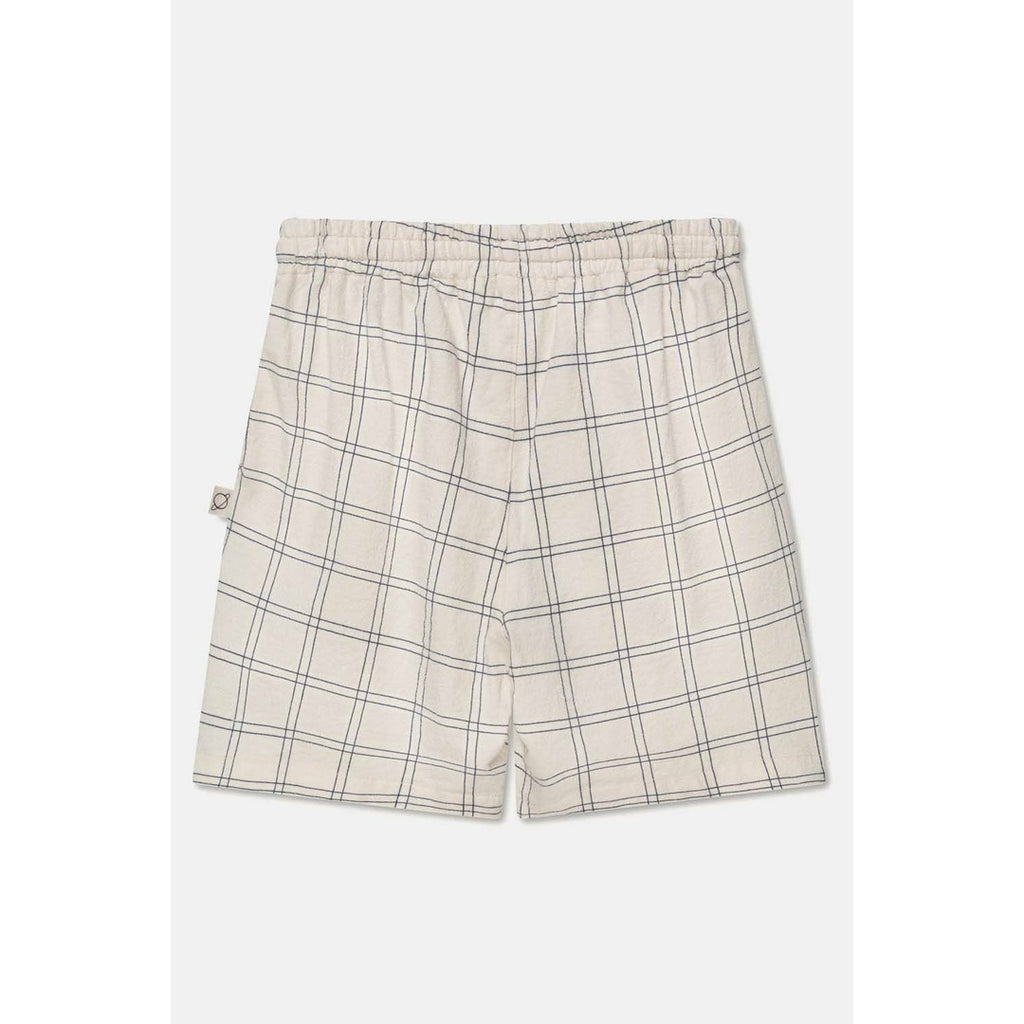 My Little Cozmo Pierok Plaid Crepe Bermuda Shorts
