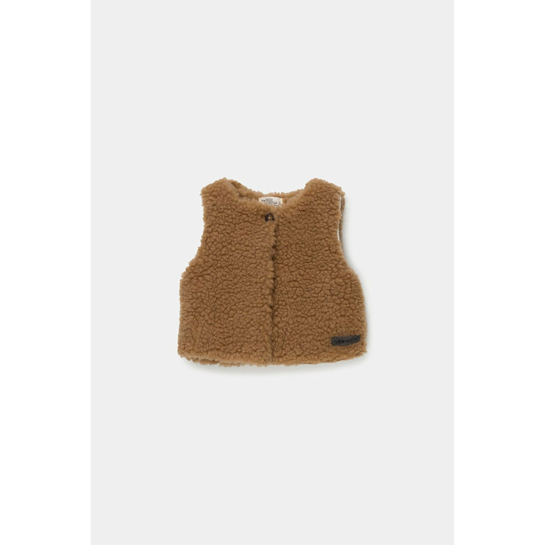 My Little Cozmo Bon Faux Shearling Vest