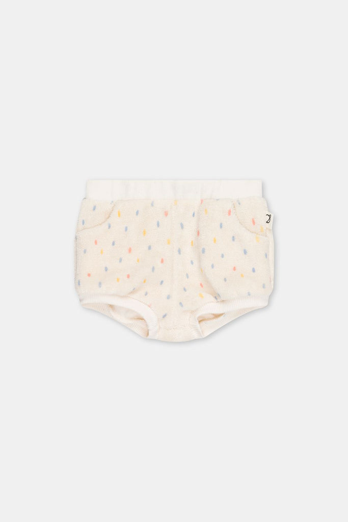 My Little Cozmo Matt Toweling Print Baby Short - Unique Floral