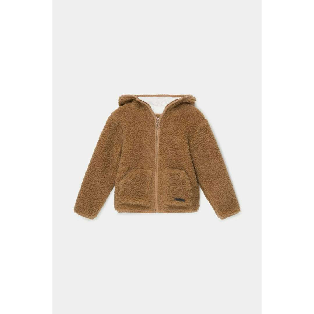My Little Cozmo Clef Faux Shearling Jacket