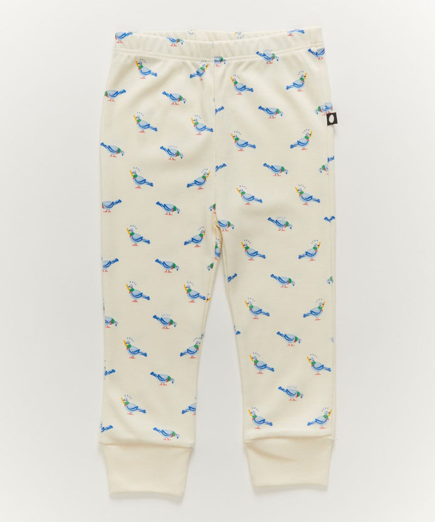 Oeuf Baby Leggings - Gardenia/Pigeon