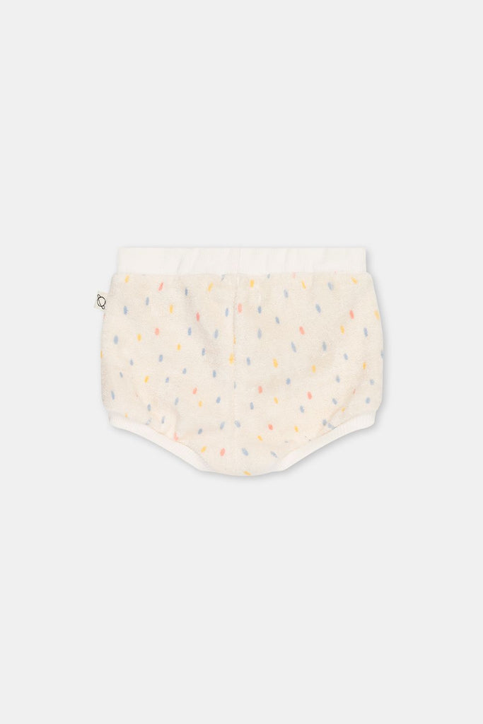 My Little Cozmo Matt Toweling Print Baby Short - Unique Floral