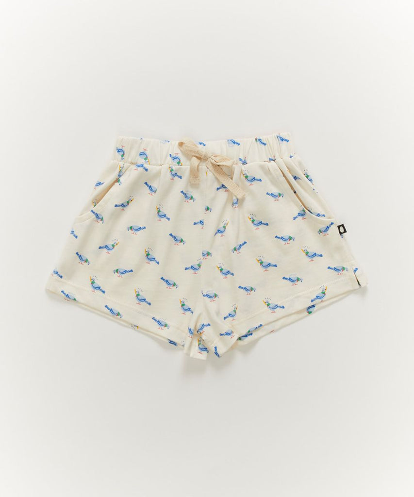 Oeuf Play Shorts - Gardenia/Pigeon