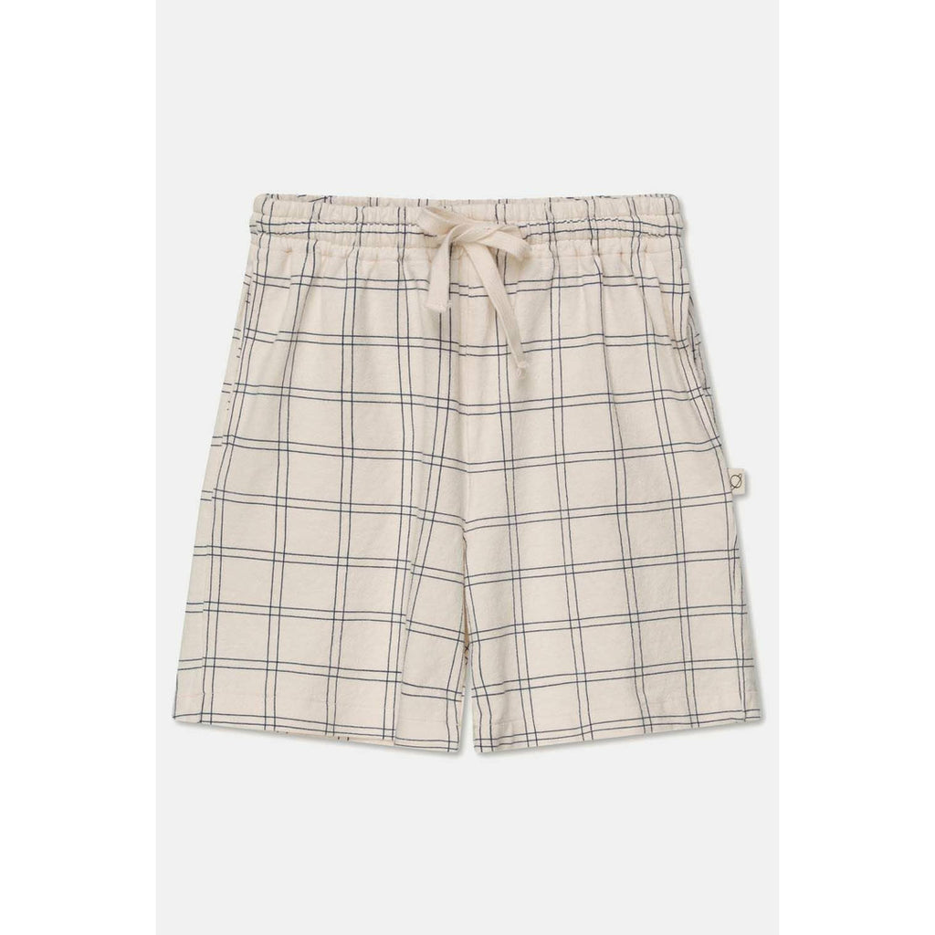 My Little Cozmo Pierok Plaid Crepe Bermuda Shorts