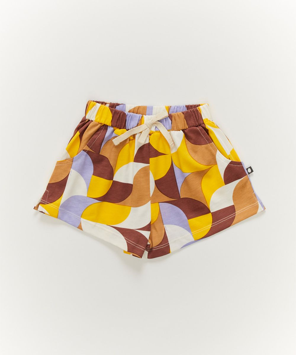 Oeuf Play Shorts - Fressia/Geometric