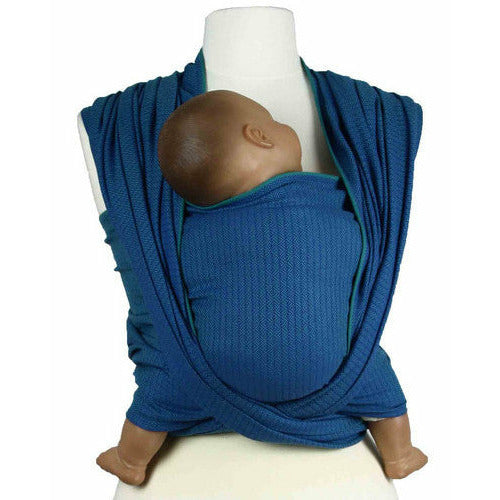 Storchenwiege Woven Wrap Baby Carrier - Leo Turquoise