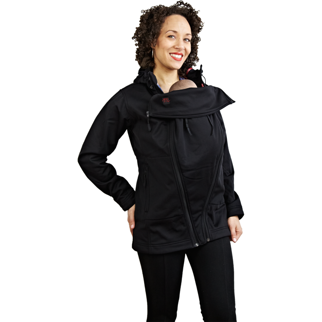 The M Coat - Black, Maternity and Babywearing Jacket – The Wild