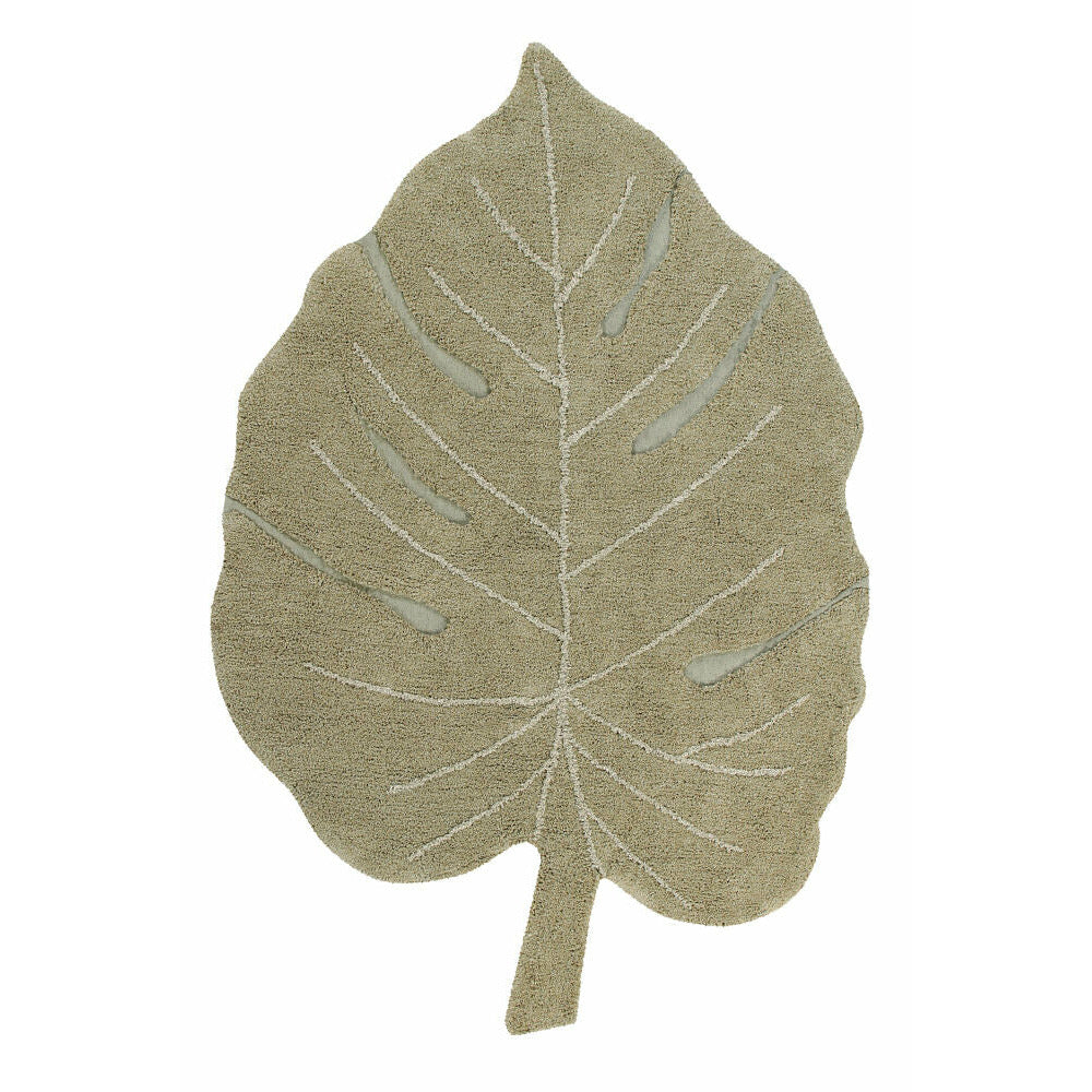 Lorena Canals Washable Rug Monstera Leaf (In-Store)