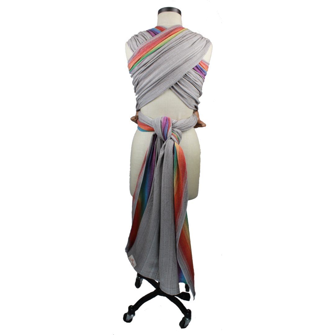 West of the 4th Weaving Woven Wrap - Grey Sky