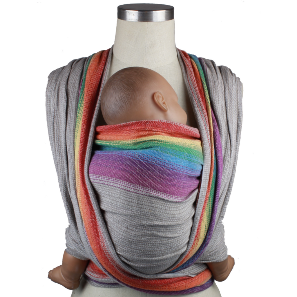 West of the 4th Weaving Woven Wrap - Grey Sky